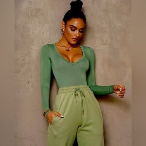 Jlux Label Sage Rosio Essential bodysuit by JLUXLABEL.com